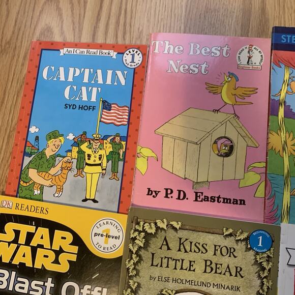 Lot of 12 Level 1 RL~Ready to-I Can Read-Step into Reading-Learn Read Books MIX - Picture 7 of 8